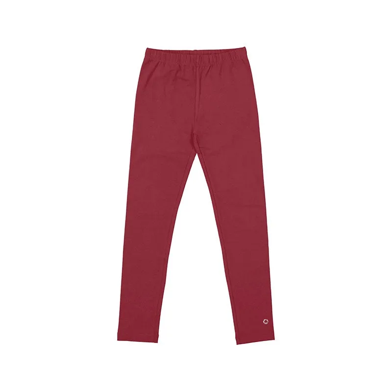 Basic Long Leggings-Terracotta 752