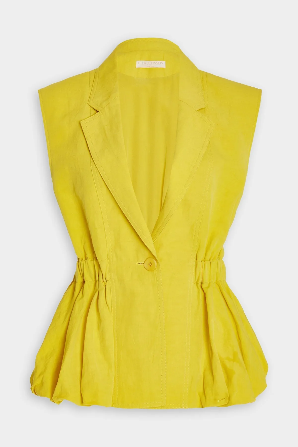 Beatriz Blazer Vest in Sunsprite