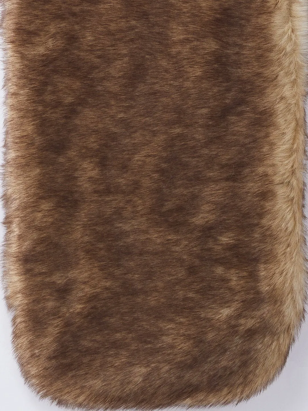 Beige Faux Fur Cape