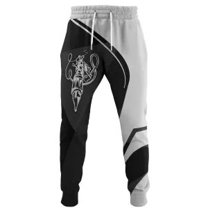 Black & White Tattoo Pants Tattoo Machine Personalized Name 3D Sweatpants Tattoo Artist Jogger