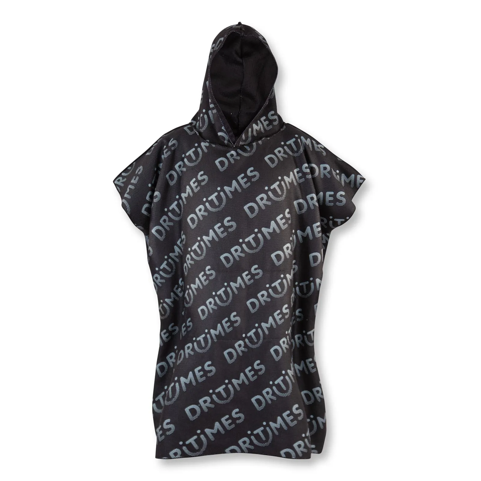 Black Dritimes Reversible Poncho