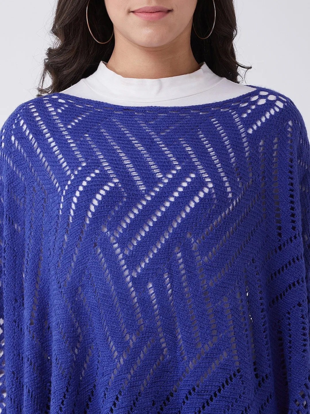 Blue Net Poncho