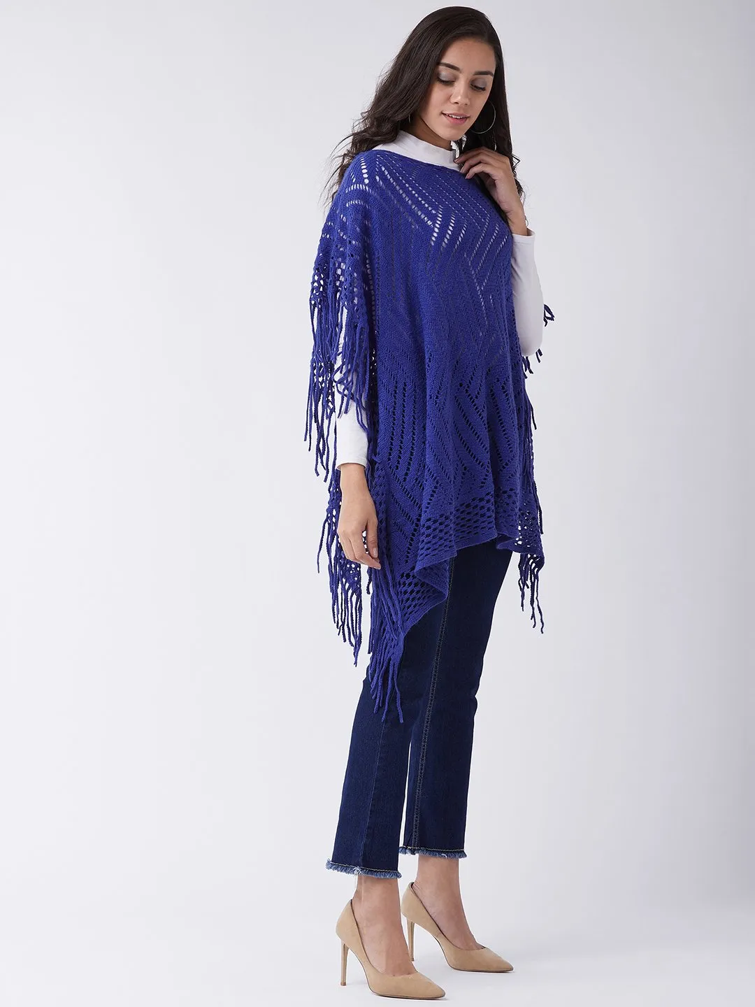 Blue Net Poncho