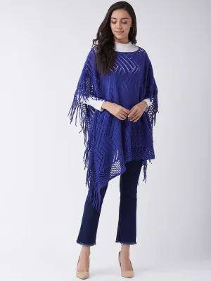Blue Net Poncho