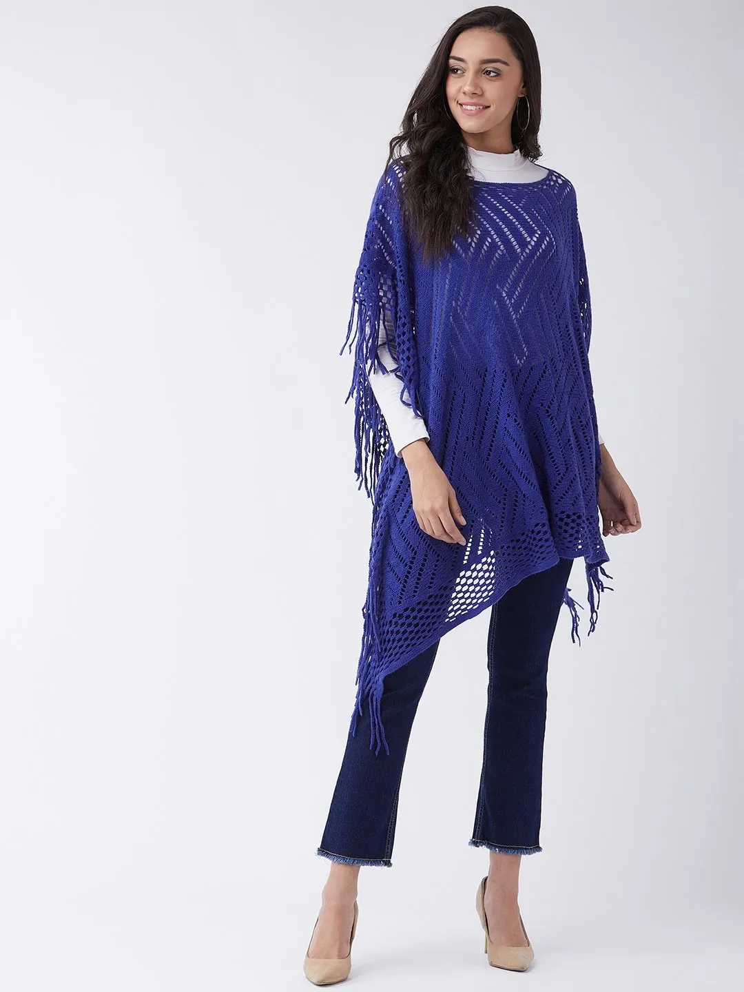 Blue Net Poncho