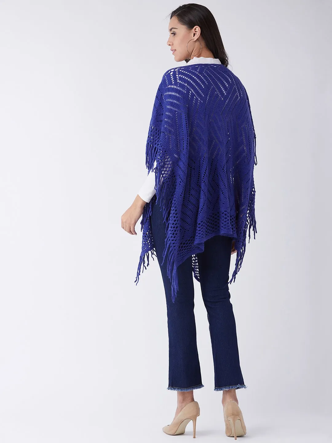 Blue Net Poncho