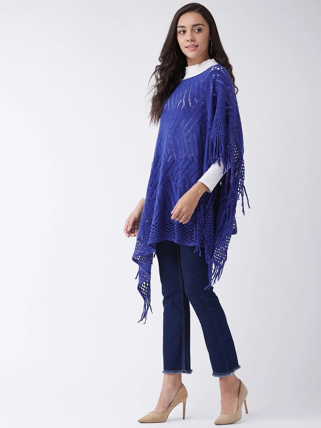 Blue Net Poncho