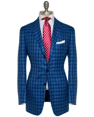 Blue Tonal Check Sportcoat