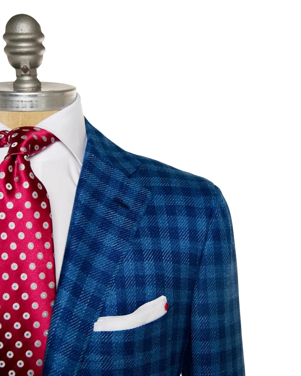 Blue Tonal Check Sportcoat