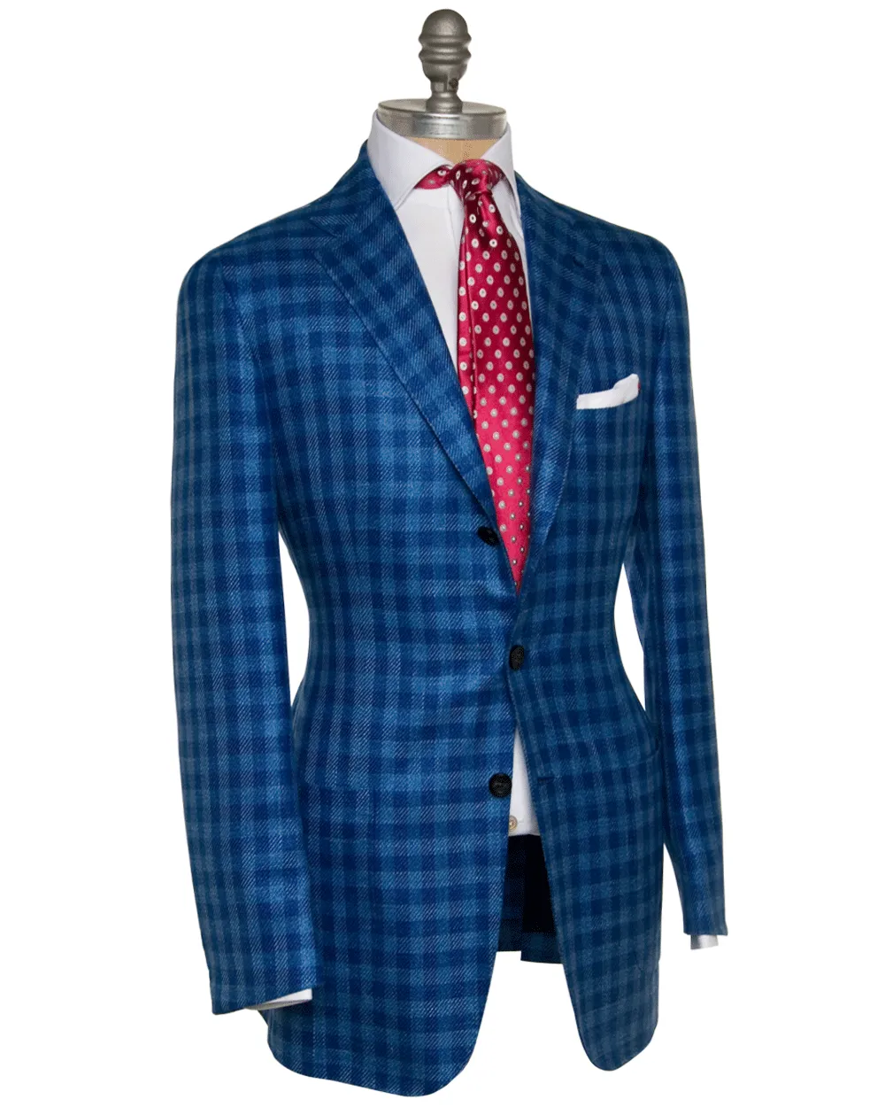 Blue Tonal Check Sportcoat