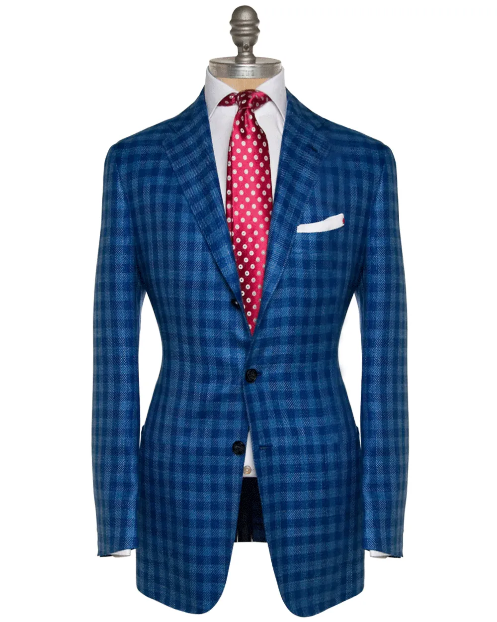 Blue Tonal Check Sportcoat