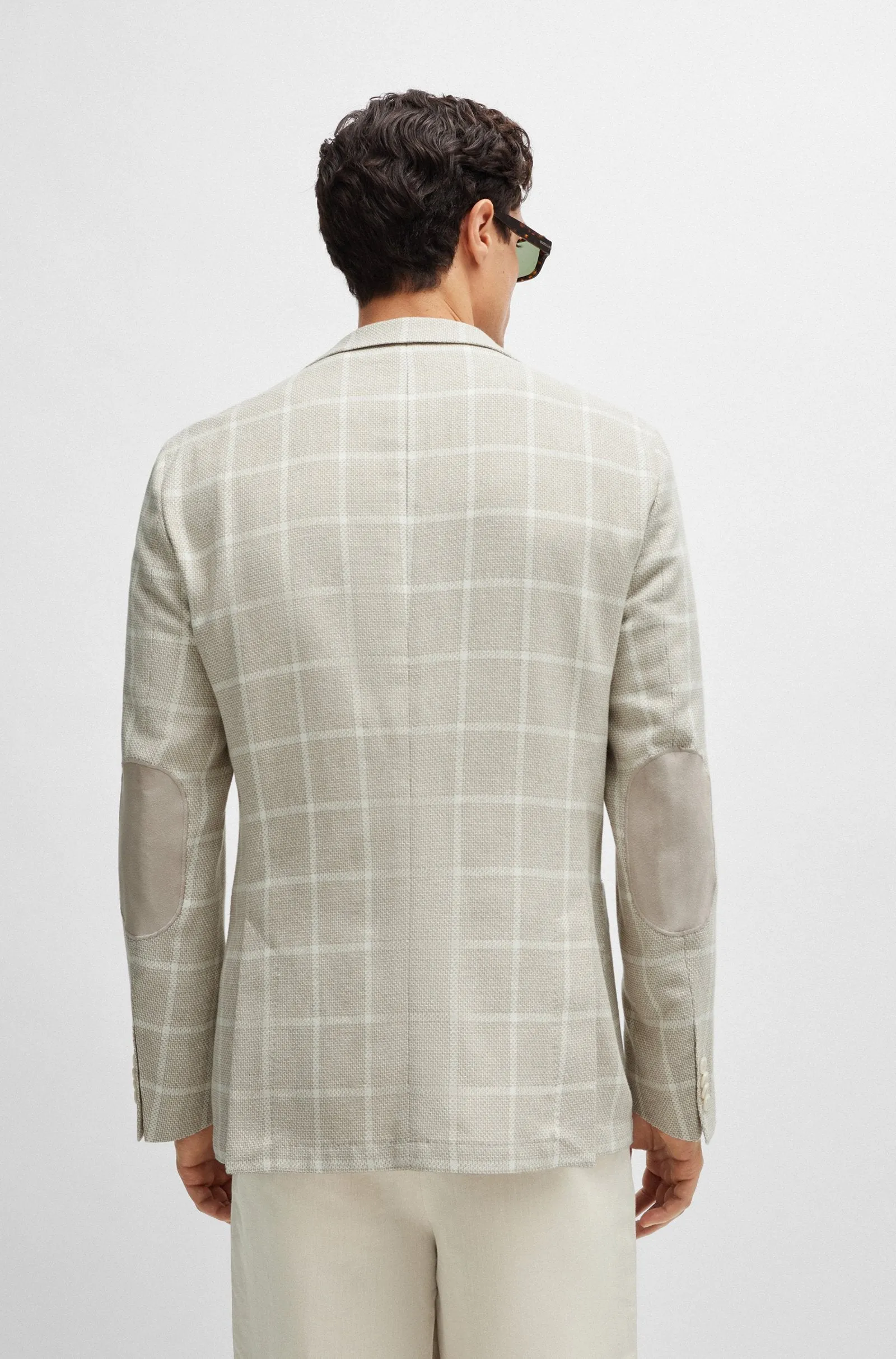 BOSS Blazers Regular Fit in Cotton Mix - C-JAYE-ELBOW-242 10259469 01-50514623