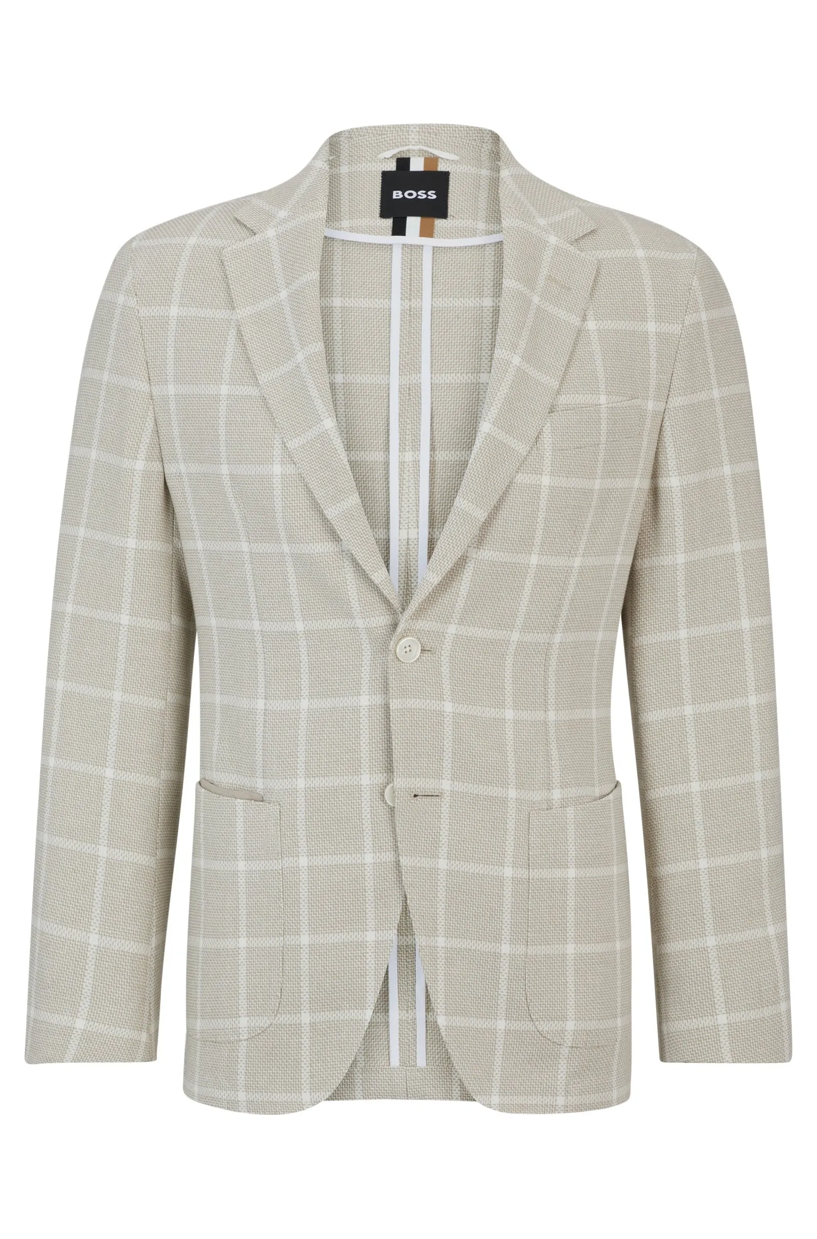 BOSS Blazers Regular Fit in Cotton Mix - C-JAYE-ELBOW-242 10259469 01-50514623