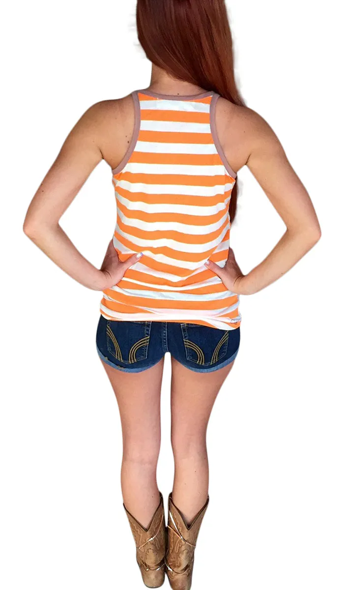 Breathe Easy All Antlers Deer Racerback Tank Top