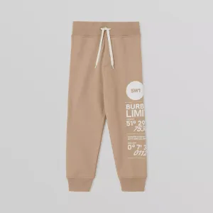 Burberry Beige Montage Sweatpants