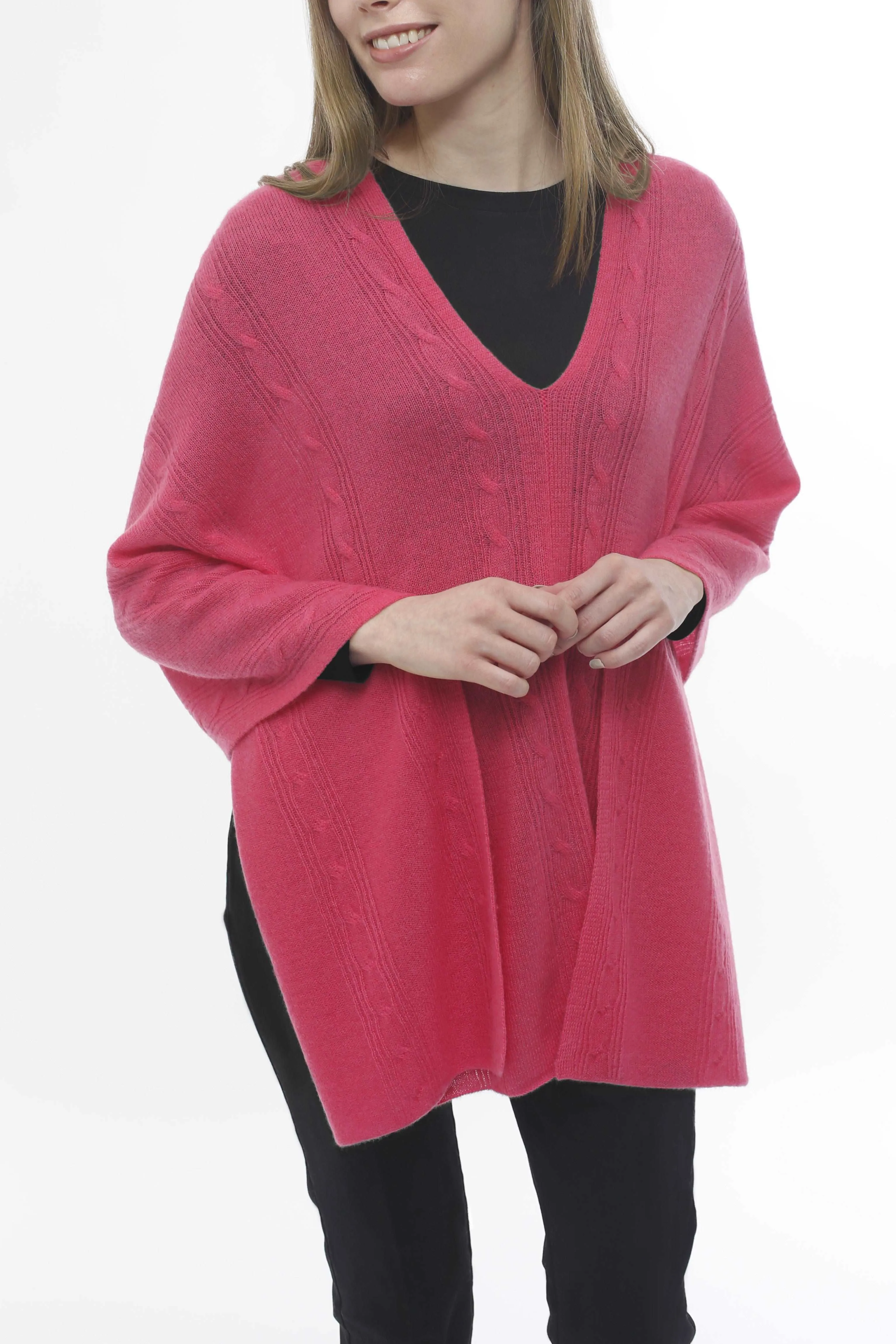 Cashmere Cable Topper