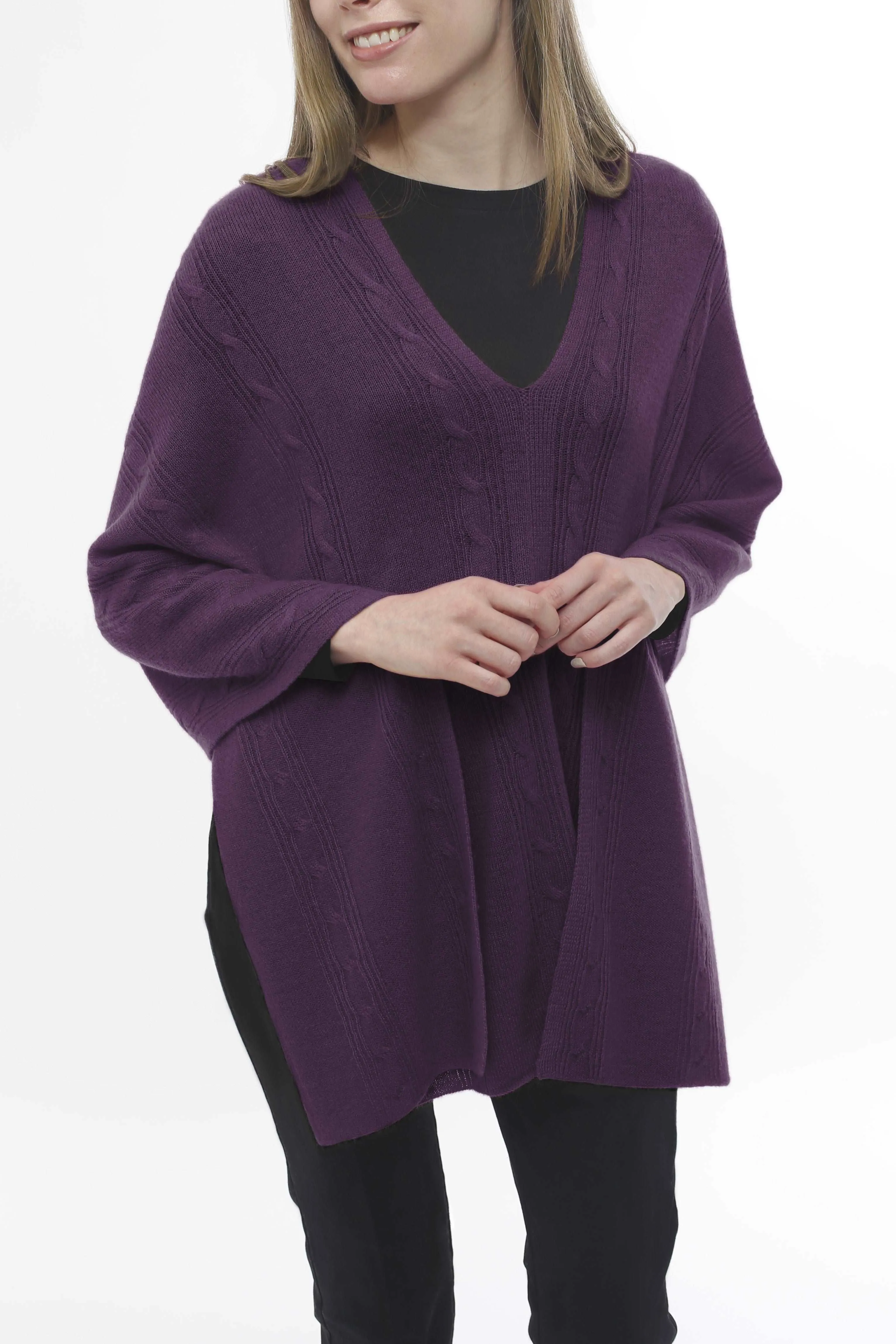 Cashmere Cable Topper