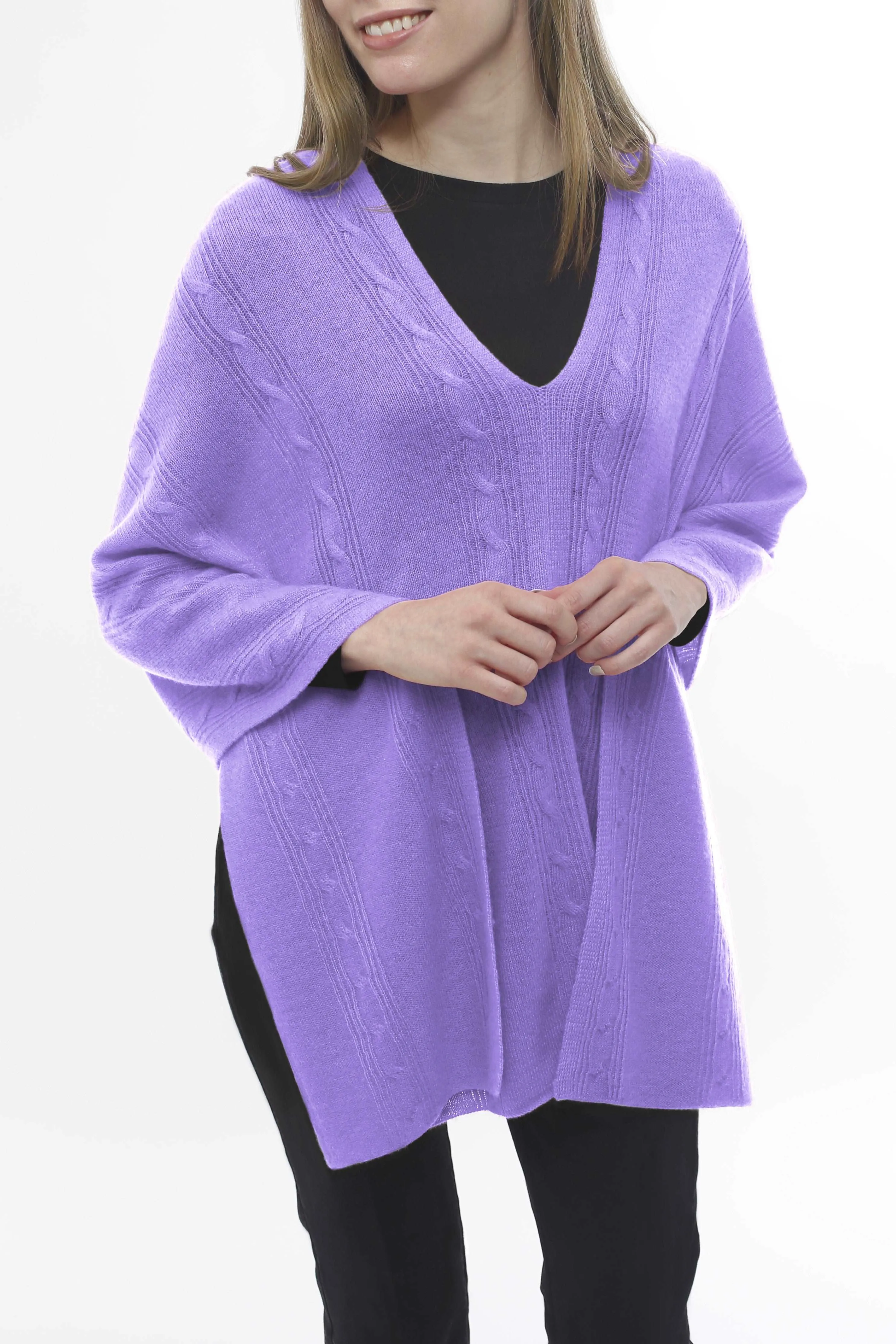 Cashmere Cable Topper