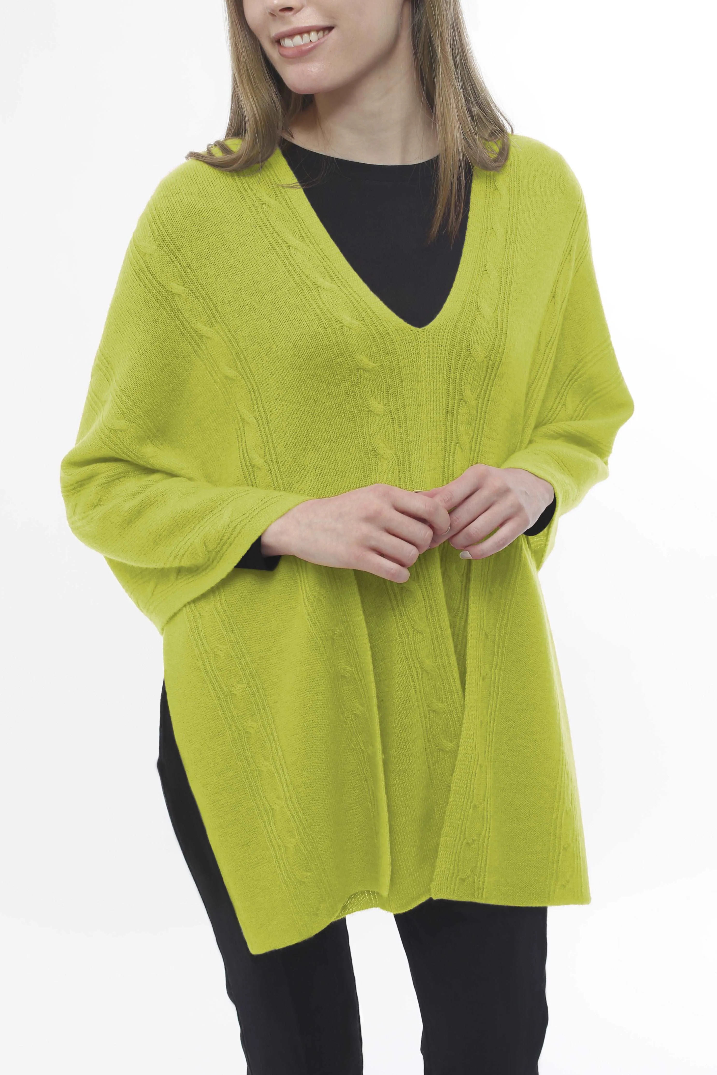 Cashmere Cable Topper