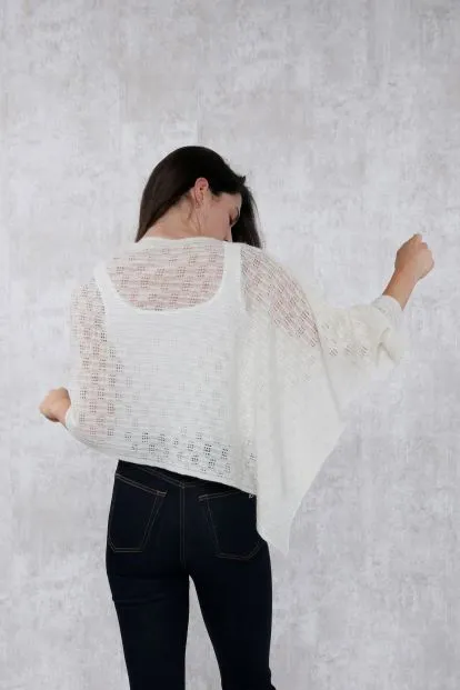 Cashmere Pointelle Topper