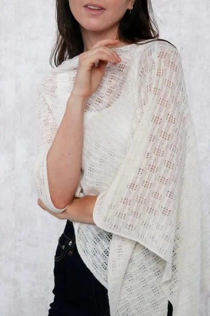 Cashmere Pointelle Topper