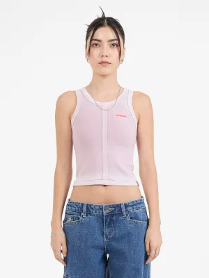 CORE DIVIDED SPORT TANK - LILAC FADE