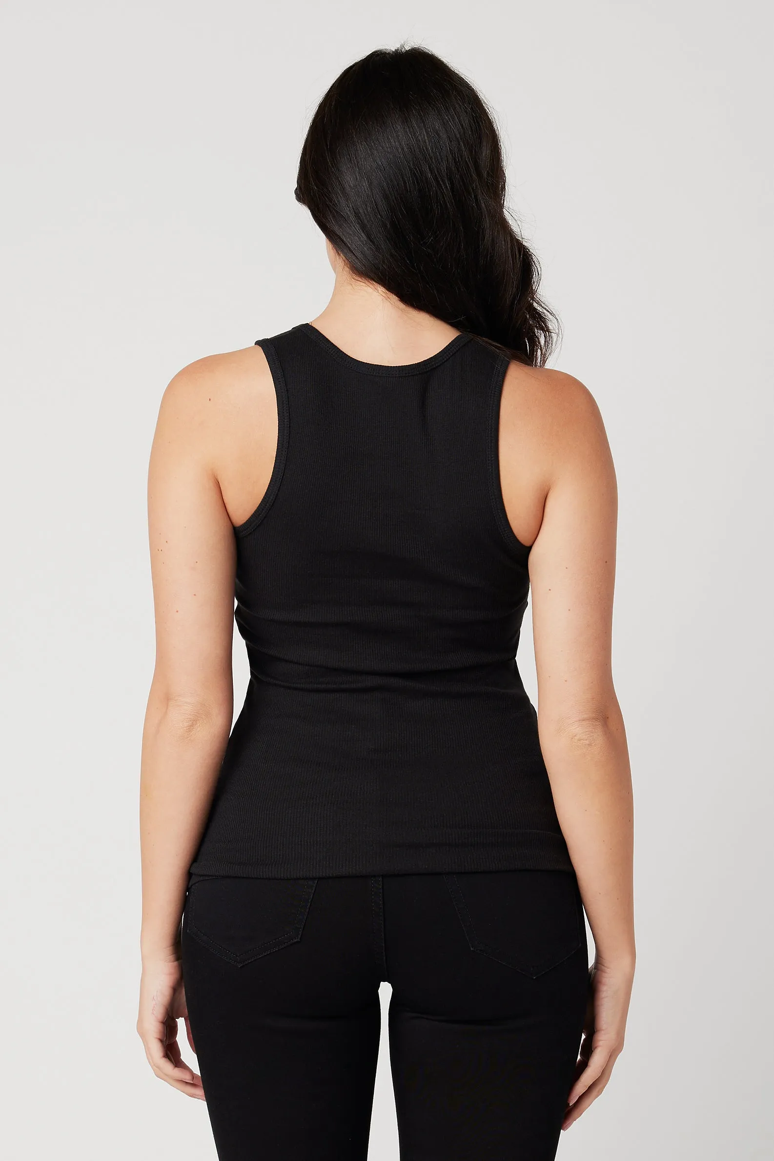 Cotton Heritage Women's Fitted Rib Tank