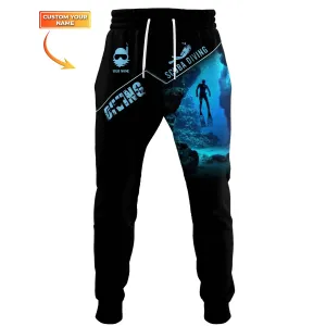 Custom Diving Sweatpants Scuba Diving 3D Pants Divers Jogger