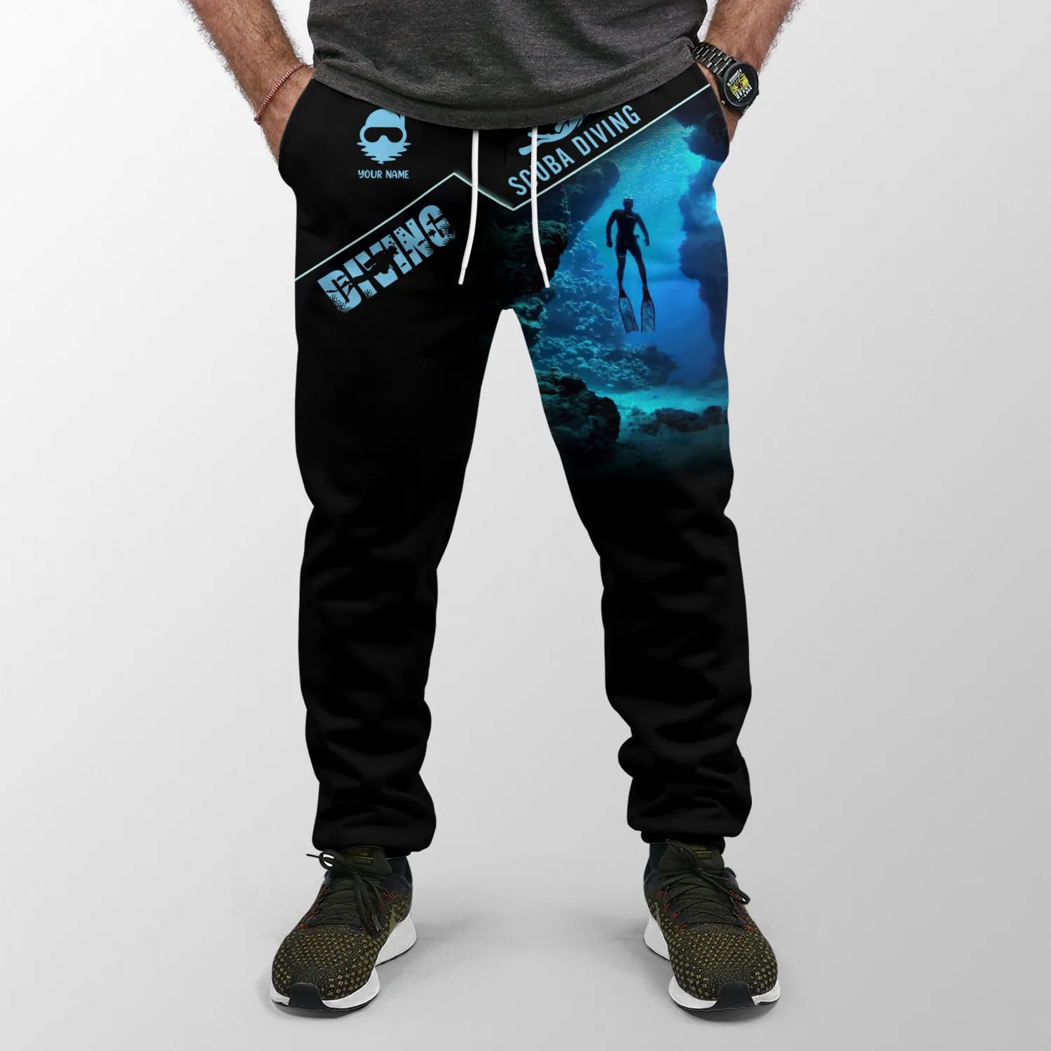 Custom Diving Sweatpants Scuba Diving 3D Pants Divers Jogger