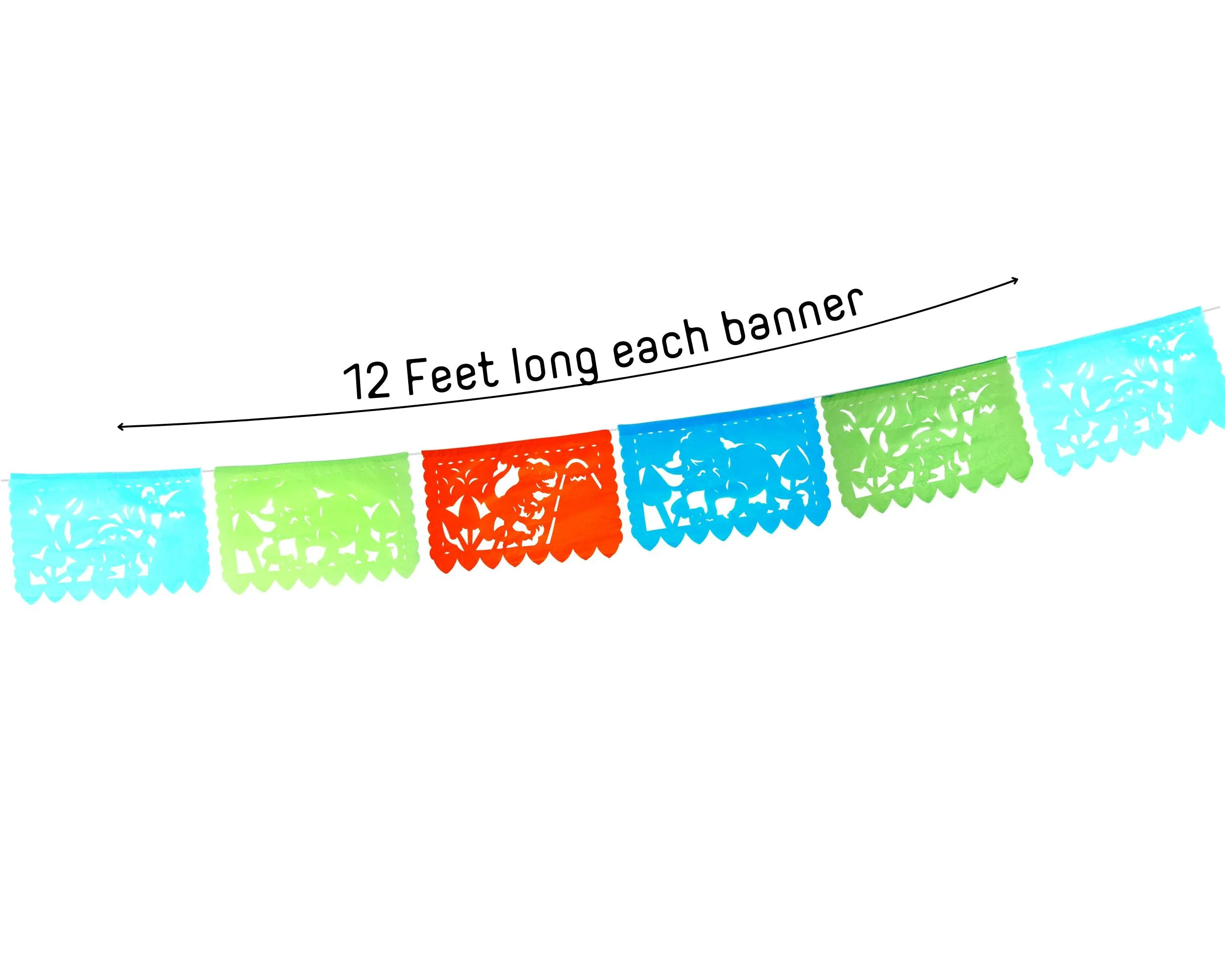Dinosaur Papel Picado Banner (5 Pack)