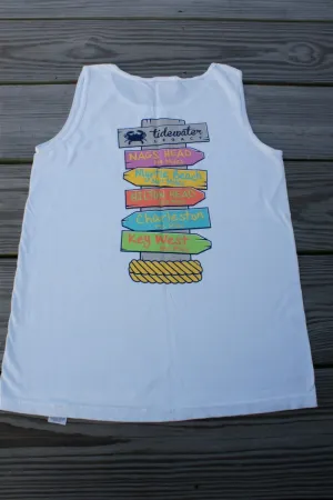 Directional Tank Top