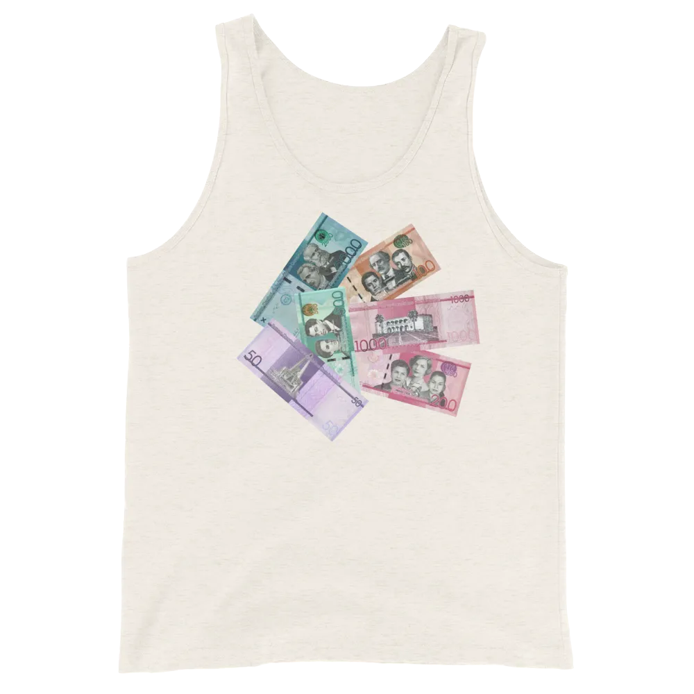 Dominican Pesos Unisex Tank Top