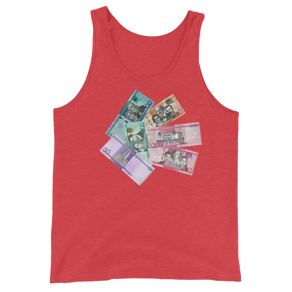 Dominican Pesos Unisex Tank Top