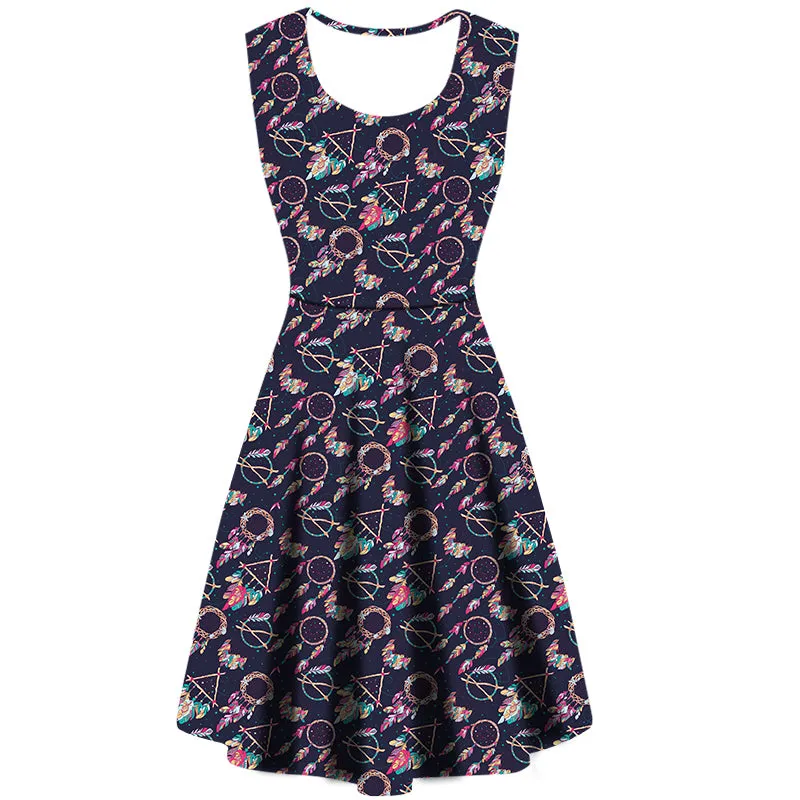 Dreamcatcher Delight Sleeveless Deluxe Pocket Dress