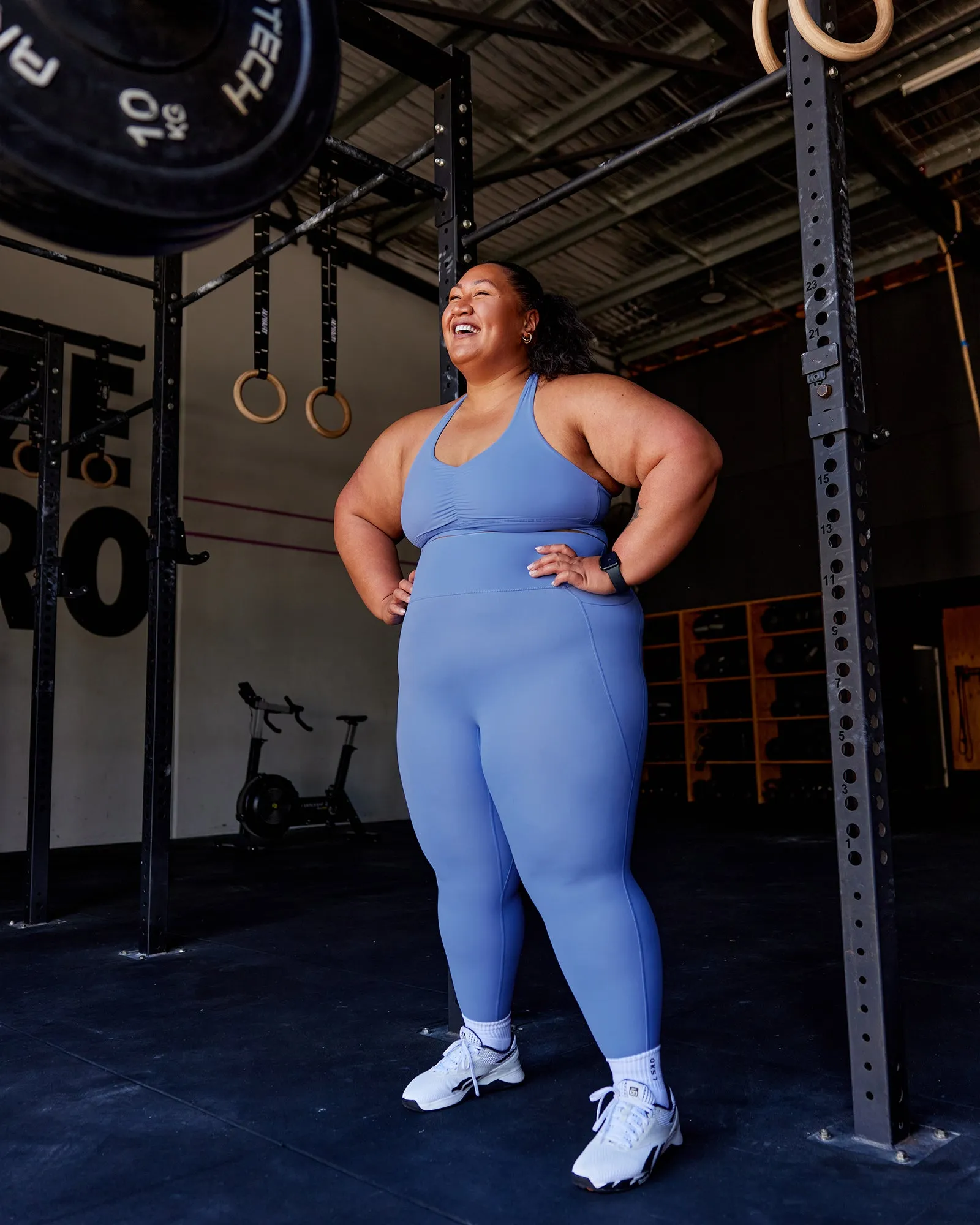 Elixir 7/8 Length Tight With Pockets - Ultramarine