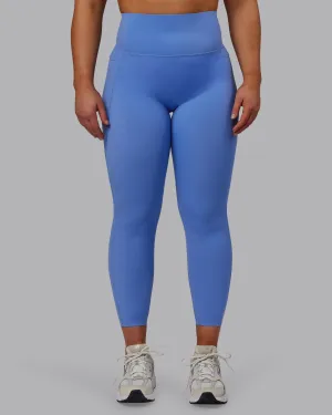 Elixir 7/8 Length Tight With Pockets - Ultramarine