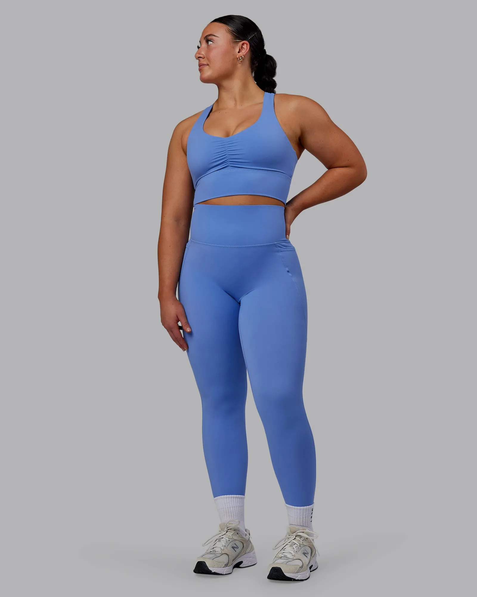 Elixir 7/8 Length Tight With Pockets - Ultramarine