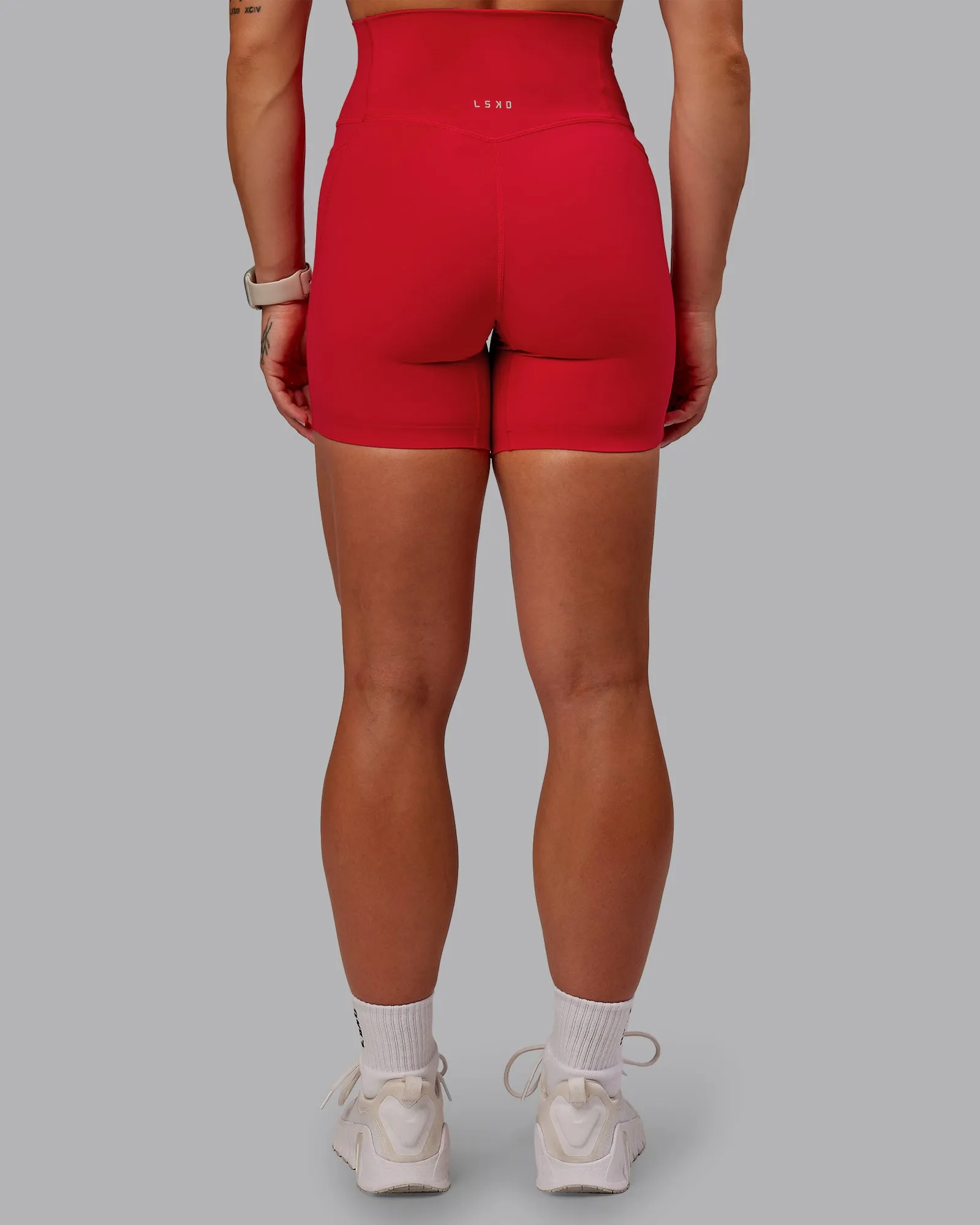 Elixir Mid Short Tight With Pockets - Flame