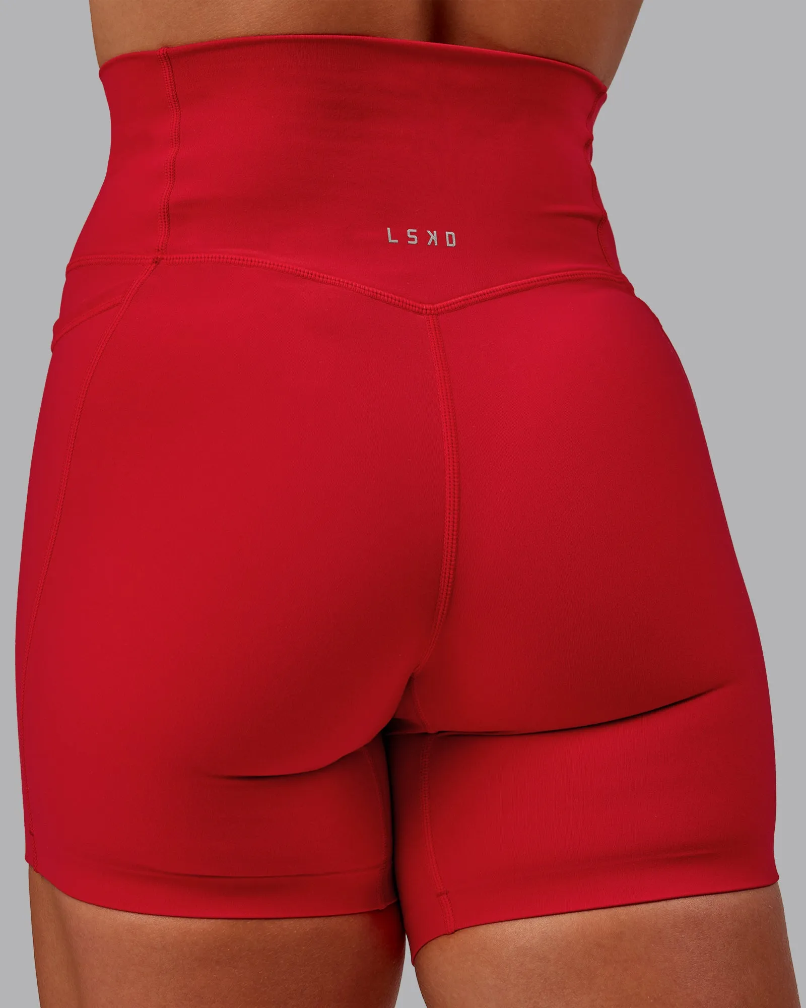 Elixir Mid Short Tight With Pockets - Flame