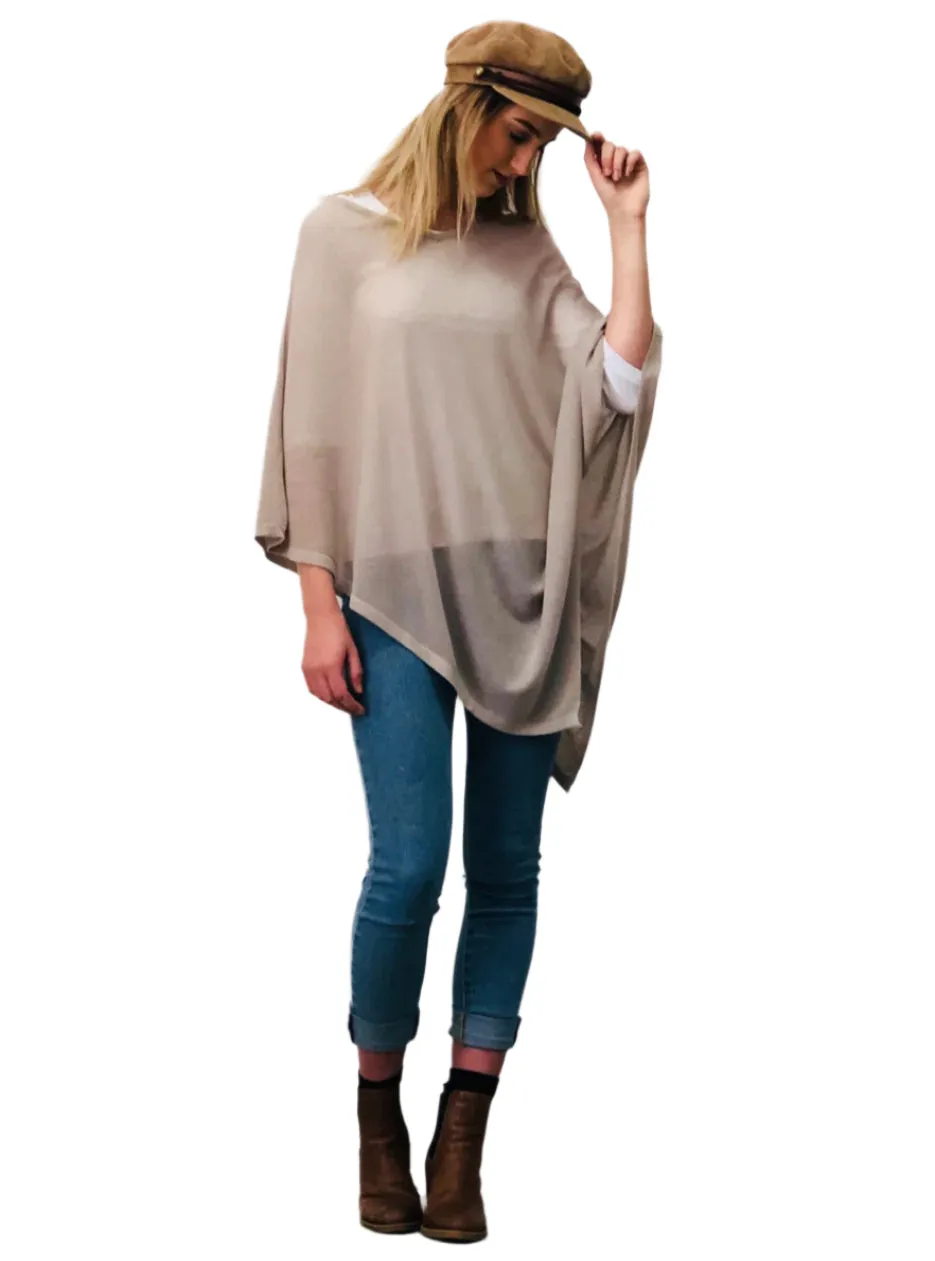 ethik poncho || 100% cashmere