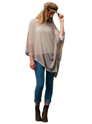 ethik poncho || 100% cashmere
