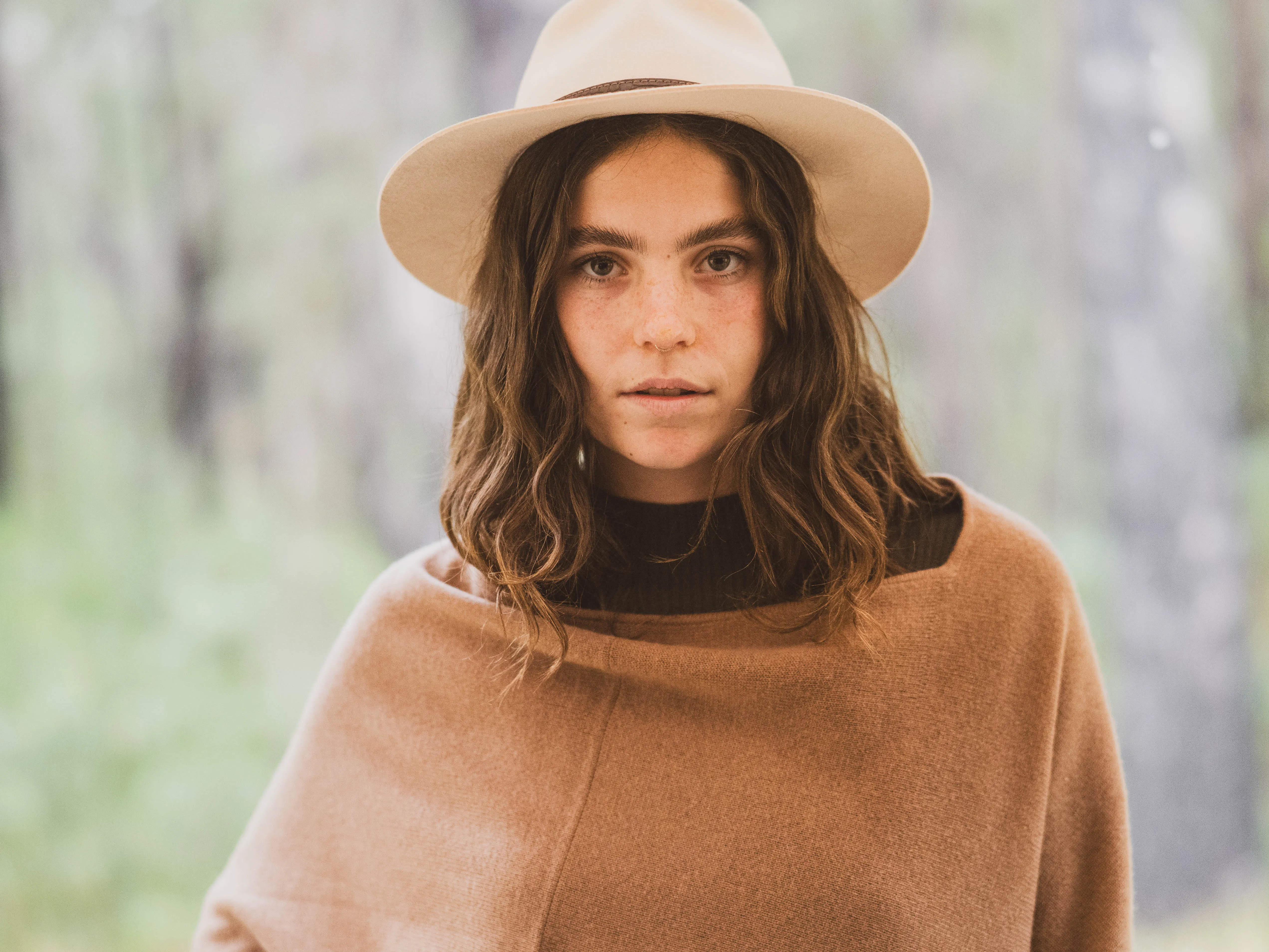 ethik poncho || merino wool || cashmere