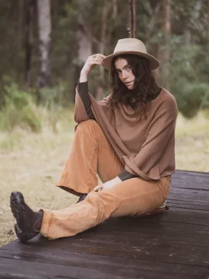 ethik poncho || merino wool || cashmere