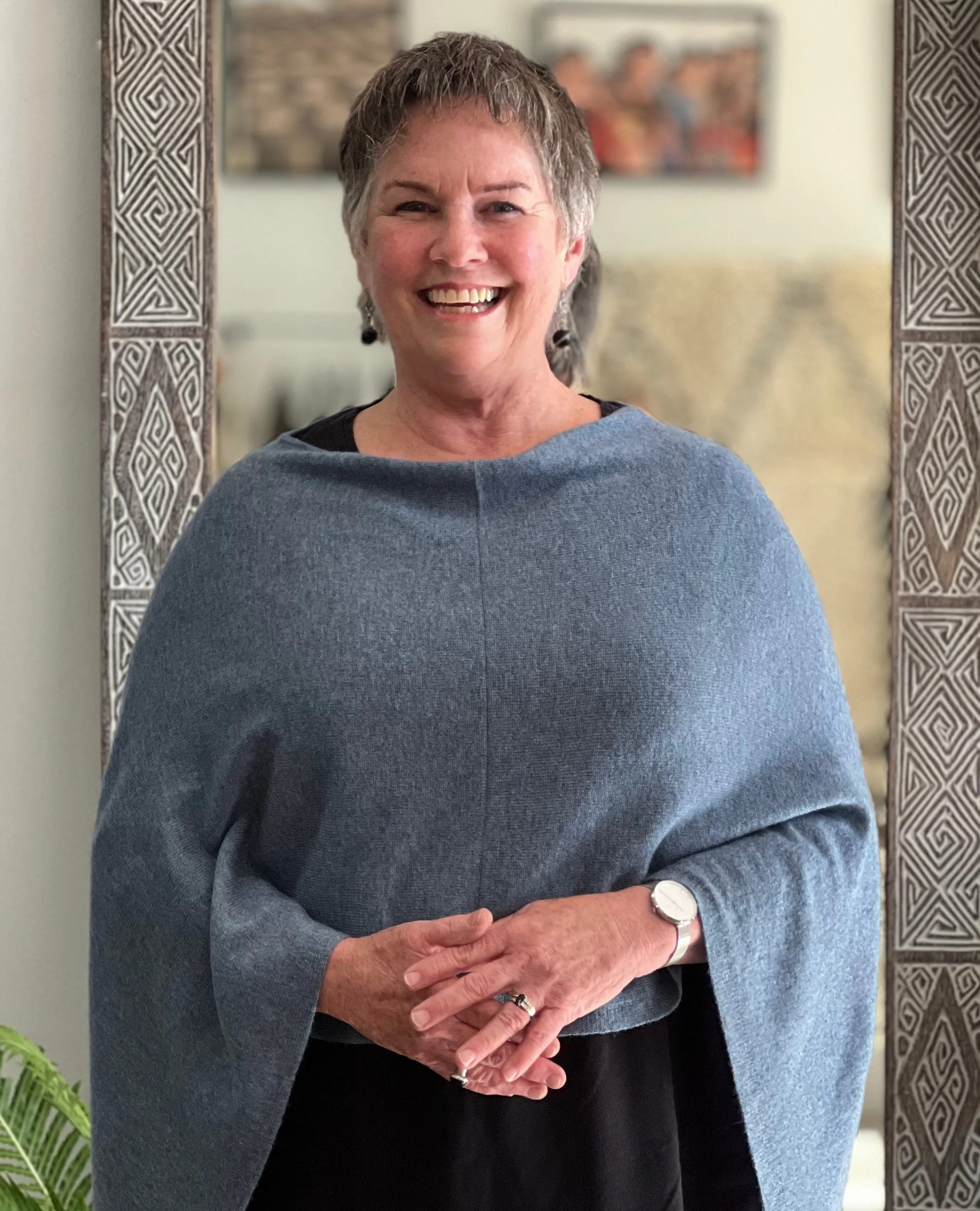 ethik poncho || merino wool || cashmere