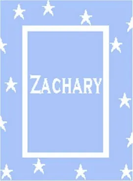 FLOATING STARS WITH NAME & BORDER BLANKET