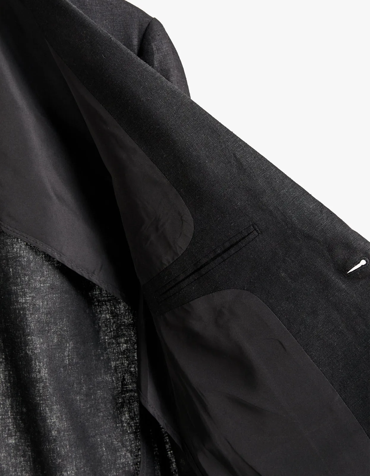 Frank Linen Blazer - Black
