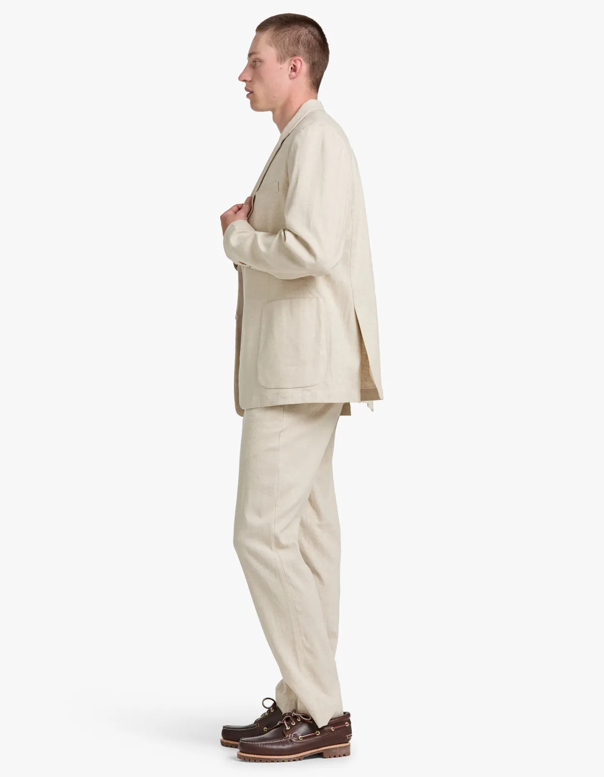 Frank Linen Blazer - Oat