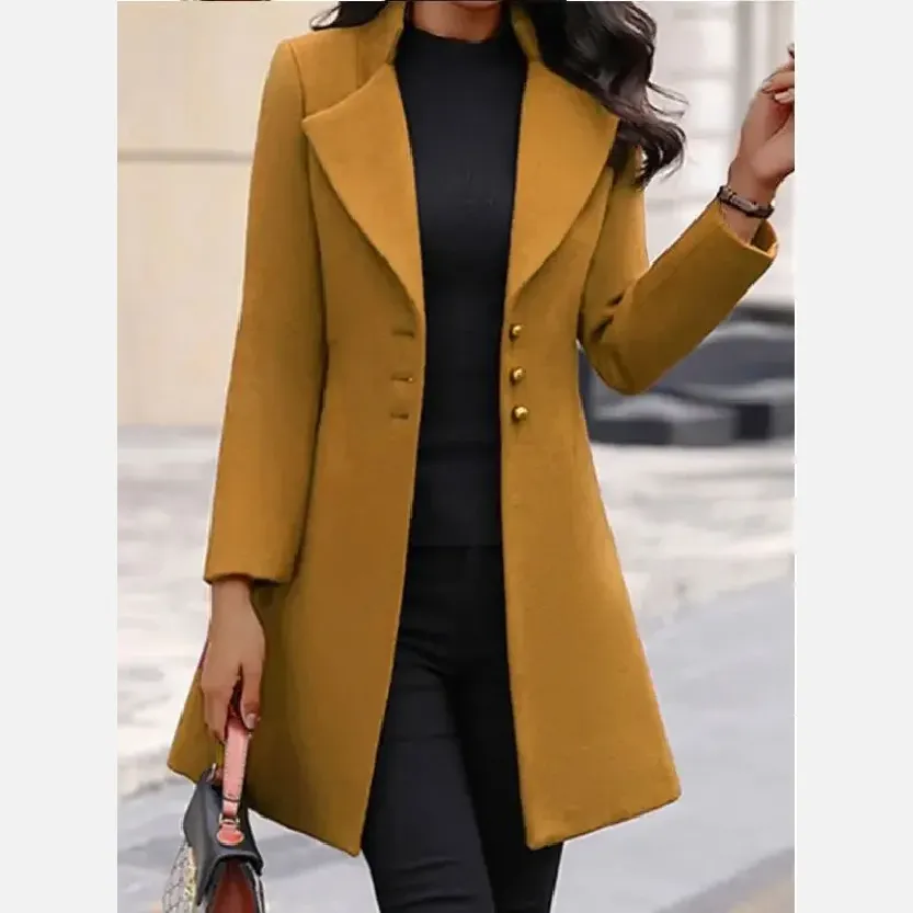 Funki Buys | Jackets | Women's Slim Fit Woolen Blend Jacket