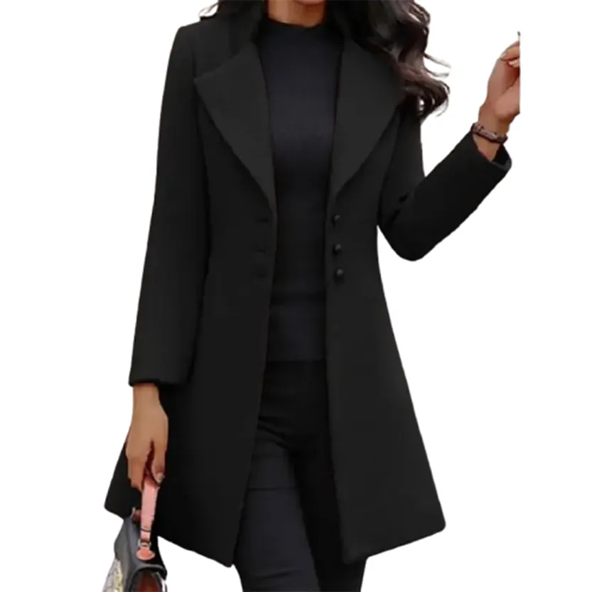Funki Buys | Jackets | Women's Slim Fit Woolen Blend Jacket
