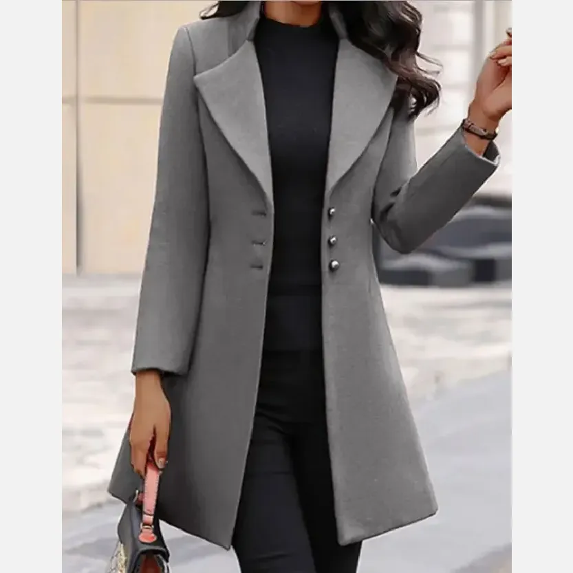 Funki Buys | Jackets | Women's Slim Fit Woolen Blend Jacket